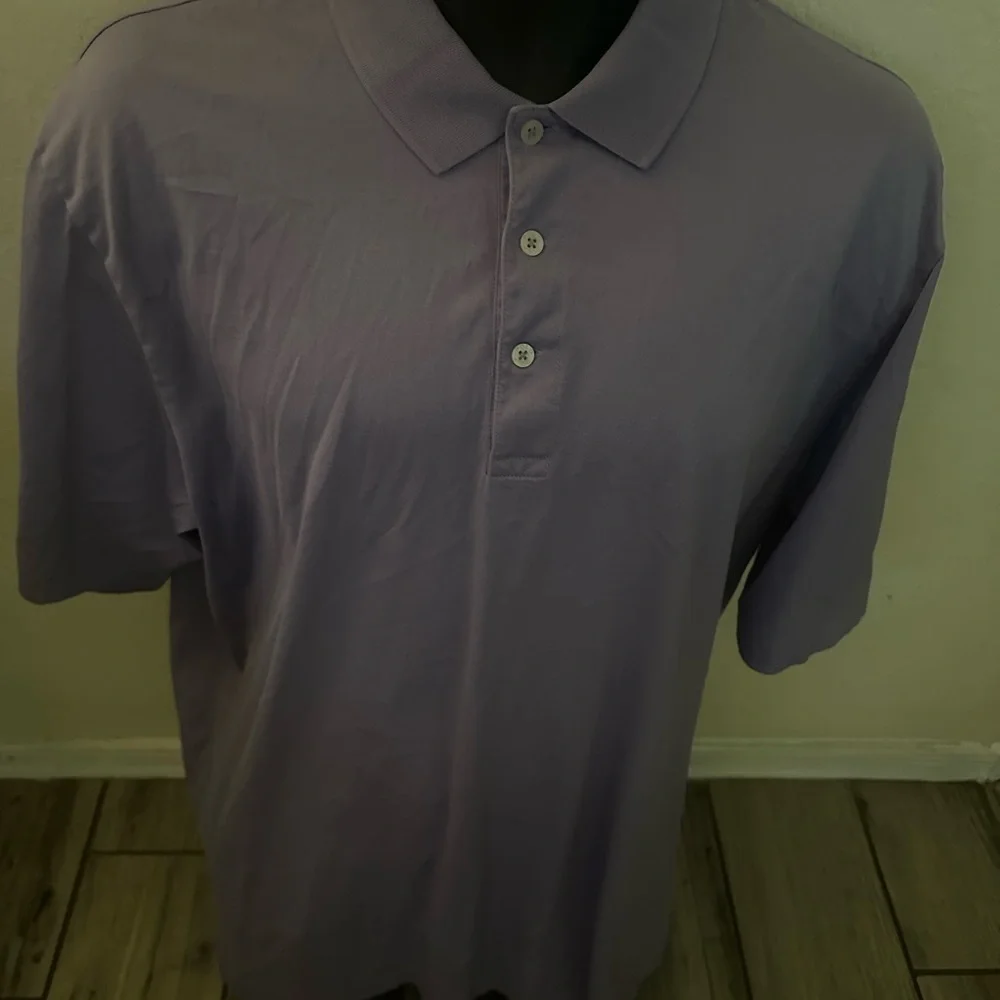 Men’s pre own as is Ralph Lauren purple polo golf shirt size L large